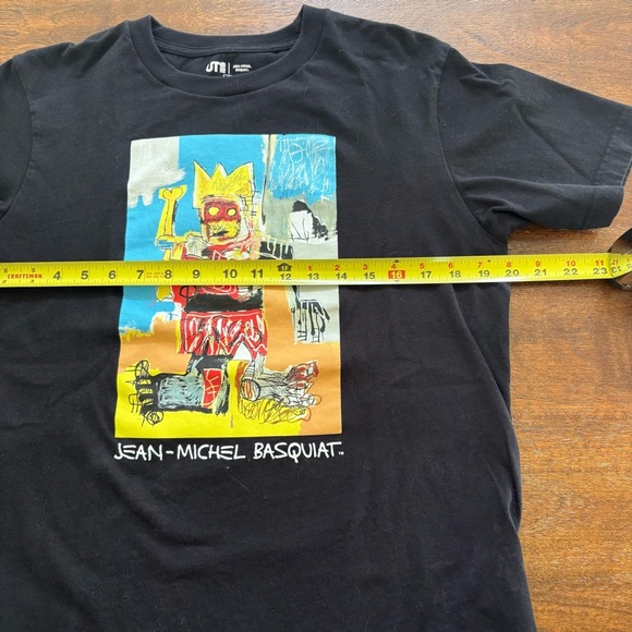 Jean-Michel Basquiat Uniqlo UT Short-Sleeve Graphic T-Shirt Black Size Medium - Picture 7 of 9
